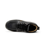 Bonanza // Men's 6'' Moc-Toe Wedge Boots // CarbonBlack (US: 6.5)