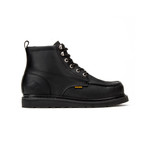 6'' Moc-Toe Wedge Boots // Black (US: 5)