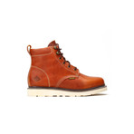 Bonanza // Men's 6'' Round-Toe Wedge Boots // Light Brown (US: 8)