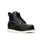 Bonanza // Men's 6'' Moc-Toe Wedge Boots // CarbonBlack (US: 8.5)