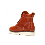 Bonanza // Men's 6'' Round-Toe Wedge Boots // Light Brown (US: 7)