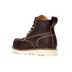 Bonanza // Men's 6'' Moc-Toe Wedge Boots // Burgundy (US: 8.5)