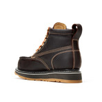 Bonanza // Men's 6'' Dual Density Moc-Toe Boots // Dark Brown (US: 8)