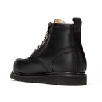 6'' Moc-Toe Wedge Boots // Black (US: 6.5)