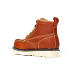 Bonanza // Men's 6'' Moc-Toe Wedge Boots // Golden Brown (US: 5)