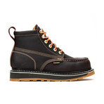 Bonanza // Men's 6'' Dual Density Moc-Toe Boots // Dark Brown (US: 8.5)