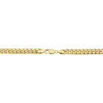 Hollow 14K Gold Miami Cuban Link Necklace // 7.6mm (26")