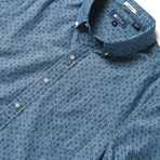 Mosaic Dot Tailored // Navy + Blue (XL)