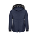 Salcon Winter Long Coat // Navy (XL)