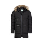 Santano Winter Long Coat // Black (2XL)