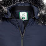 Salcon Winter Long Coat // Navy (XS)
