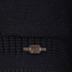 Cardo Textured Cardigan // Navy (XL)