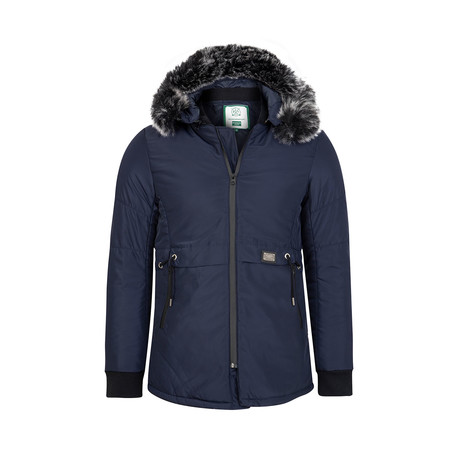 Salcon Winter Long Coat // Navy (XS)
