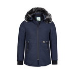Salcon Winter Long Coat // Navy (L)