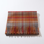 Scottish Cashmere Unisex Scarf // Rust