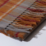 Scottish Cashmere Unisex Scarf // Rust