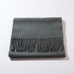 Scottish Cashmere Unisex Scarf // Blue I