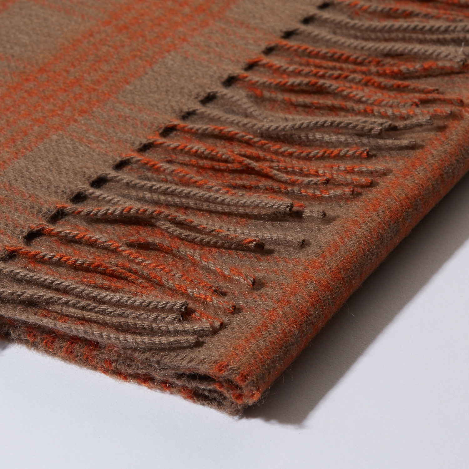 Scottish Cashmere Unisex Scarf // Burnt Orange - Royal Speyside - Touch ...