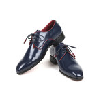 Medallion Toe Derby Shoes // Navy (Euro: 45)