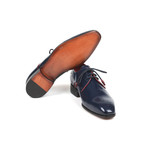 Medallion Toe Derby Shoes // Navy (Euro: 38)