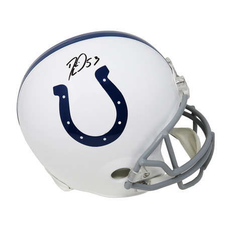Darius Leonard Signed Indianapolis Colts // Riddell Replica Football Helmet // Full Size