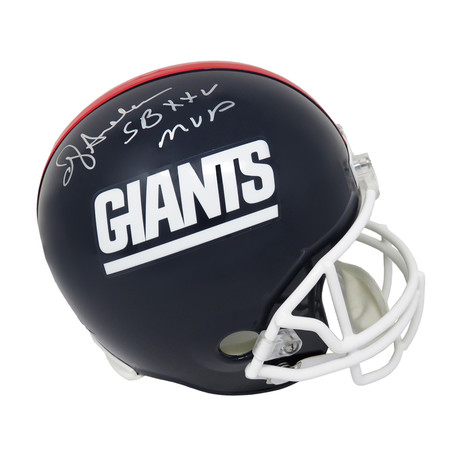 Ottis Anderson Signed New York Giants Throwback // Riddell Replica Helmet // Full Size with SB XXV MVP