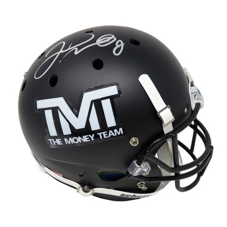 Floyd Mayweather Jr. Signed The Money Team // Replica Helmet // Full Size