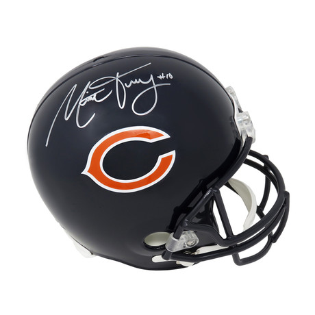 Mitchell Trubisky Signed Chicago Bears // Riddell Replica Helmet // Full Size