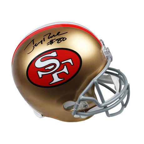 Jerry Rice Signed 49ers // Riddell Replica Helmet // Full Size // Beckett
