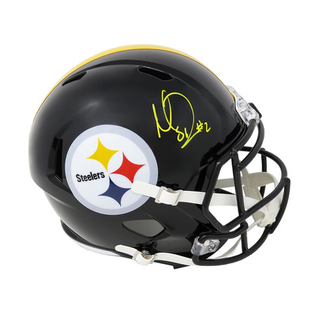 Mason Rudolph Signed Pittsburgh Steelers // Riddell Speed Replica Helmet // Full Size