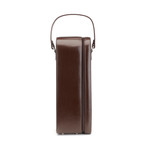 Suede Lined Wine Carrying Case (Black)