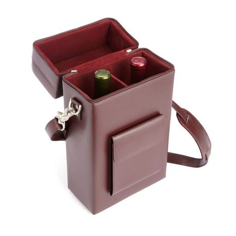 Wine Carrying Case // Burgundy
