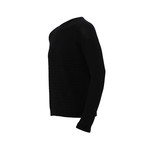 Crew-Neck Sweater // Black (XL)