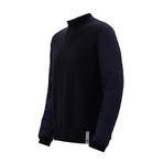 Embossed Sweater // Navy (M)