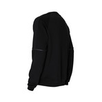 Raglan-Sleeve T-shirt // Black (XL)