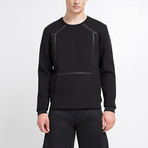 Neoprene Sweater
 // Black (2XL)