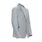 Waterproof Two-button Suit Jacket // Grey Melange (S)