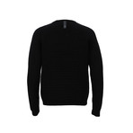 Crew-Neck Sweater // Black (L)