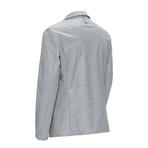 Waterproof Two-button Suit Jacket // Grey Melange (XL)
