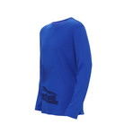 Graphic Long-Sleeve T-shirt // Royal Blue (L)