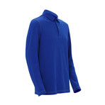 Long-Sleeve Polo // Royal Blue (L)