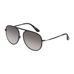 Men's FT0621 Polarized Sunglasses // Matte Black + Gray Gradient