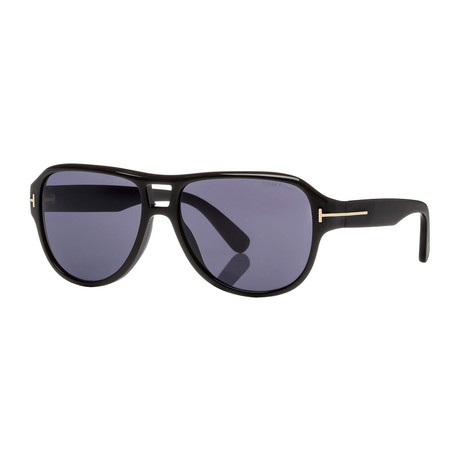 Men's FT0442 Sunglasses // Black + Gray