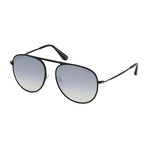 Men's FT0621 Sunglasses // Gunmetal + Gray Gradient