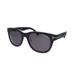 Men's FT9257 Sunglasses // Black Matte + Blue Gray Gradient