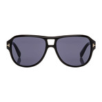 Men's FT0442 Sunglasses // Black + Gray