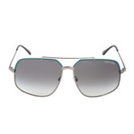 Men's FT0439 Sunglasses // Silver + Gray Gradient