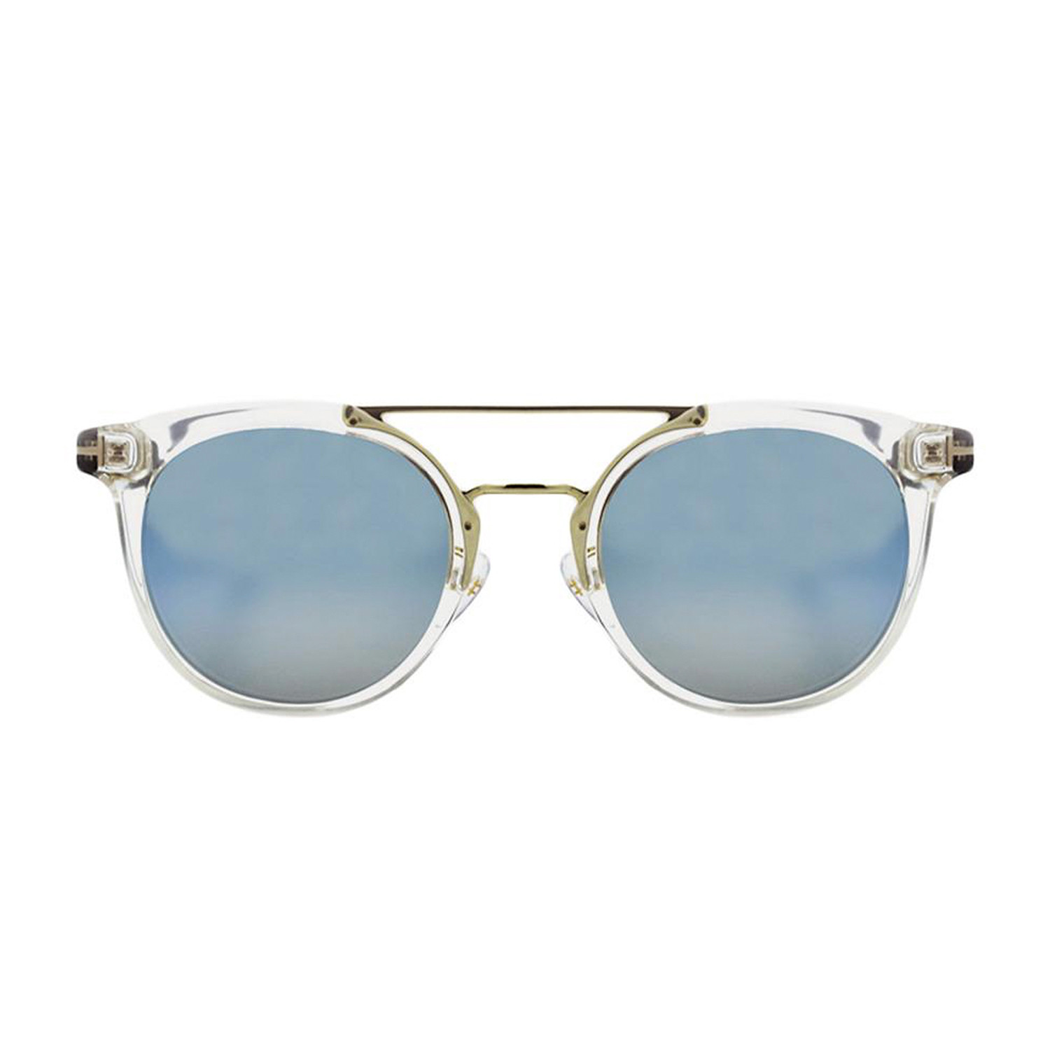 Men's FT0480 Sunglasses // Clear + Blue Mirror - Tom Ford - Touch of Modern