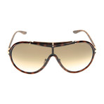 Men's FT0152 Sunglasses // Havana + Brown Gradient