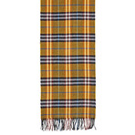 Burberry Castleford Check Cashmere Scarf // Yellow